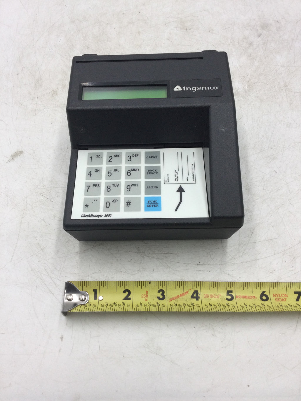 Check Reader Reception Ingenico MR3000 Check Reader with eN-Check 3000 and Internal LIU