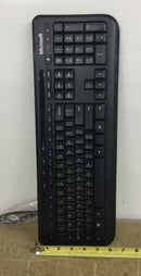 Microsoft Windows Wired Keyboard 600 Black-MS Part Number X879297-001