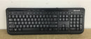 Microsoft Windows Wired Keyboard 600 Black-MS Part Number X879297-001