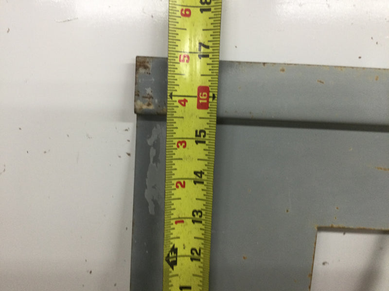 Dead Front with Latch 16 7/8" x 14 1/2"