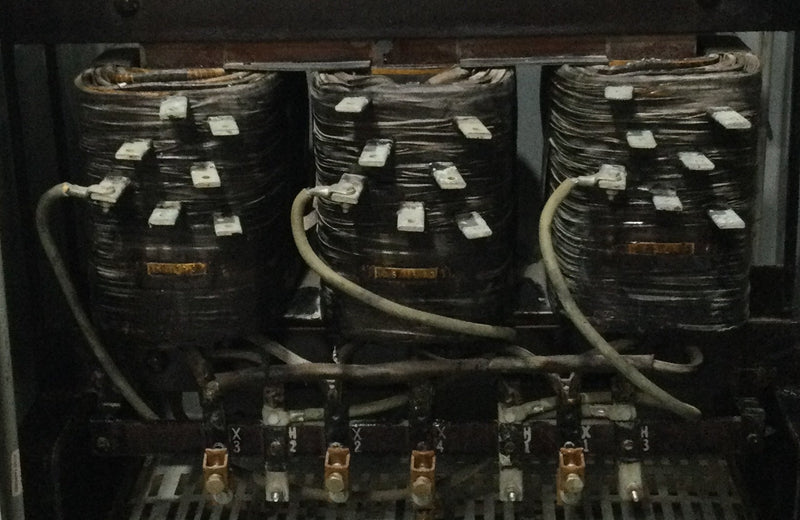 Sorgel Electric Three Phase Insulated Transformer, 112.5 kva, 60 cycles, Class H-150, 480 Volt, Low Voltage 240/120 CT Serial Number X64643