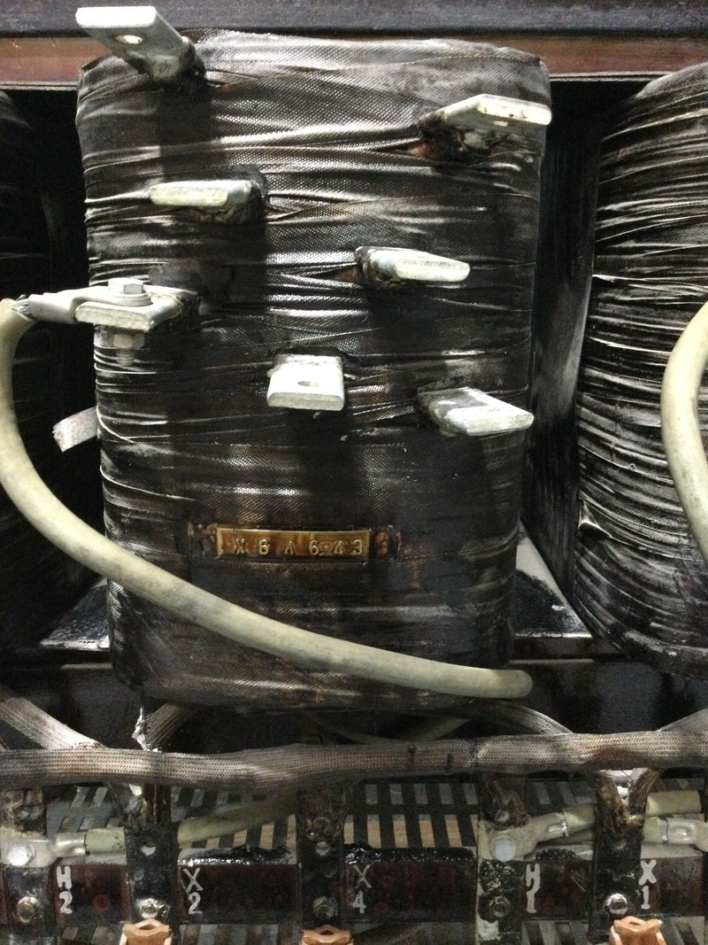 Sorgel Electric Three Phase Insulated Transformer, 112.5 kva, 60 cycles, Class H-150, 480 Volt, Low Voltage 240/120 CT Serial Number X64643