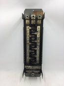 Square D QON Series 200 Amp 120/240V 3 Phase 4 Wire 15/30 Space Panel Guts Only 6" X 21"