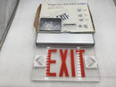 Exitronix V902-U-WB-RC-BA-G2 Edge-Lite LED Single Face Exit Sign/Light 120/277V