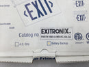 Exitronix V902-U-WB-RC-BA-G2 Edge-Lite LED Single Face Exit Sign/Light 120/277V