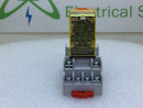 Idec RU4S-A110 Relay 6 Amp 250V 30VDC/Square D Socket Base 8502NR45 Series B