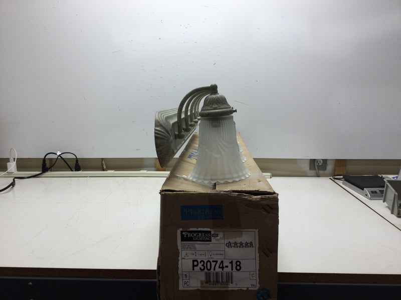 Progress Lighting P3074-18 Venetian Gold Bathroom Vanity Light 5 Lamp Fixture 100 Watt Max Lamps