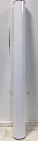 Lithonia Lighting D4VNBWH Circular Replacement Lens for 4' Fluorescent Fixture 5" X 49.5"