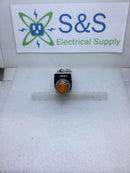 Square D 9001KM38LY Orange Pilot Light 120 Volt AC/DC