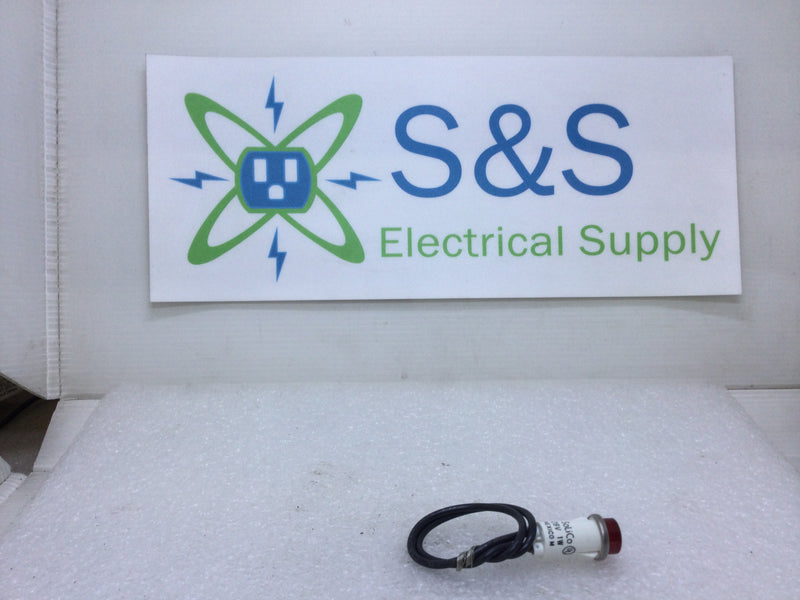 Selecta Switch SL53415-5-BG Red Raised Indicator Light 28 Volt AC/DC 1/2" Mounting Hole