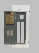 General Electric TM3020S/F 200 Amp 40 Space Load Center Cover/Door Only w/Main Flush Mount 30 1 /8" x 12 7/8"