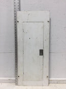 General Electric TM3020S/F 200 Amp 40 Space Load Center Cover/Door Only w/Main Flush Mount 30 1 /8" x 12 7/8"