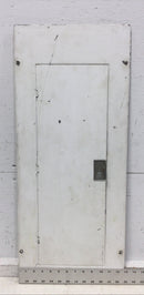 General Electric TM3020S/F 200 Amp 40 Space Load Center Cover/Door Only w/Main Flush Mount 30 1 /8" x 12 7/8"