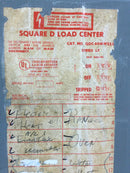 Square D QOC40MW225 Load Center Cover/Door Only with Main Series L7  34 1/8" x 14 1/4"