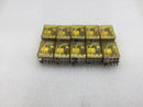 Idec RH2B-U 10 Amp Plug-In Ice Cube DPDT 8 Blade 24 VAC Power Relay (Lot of 10)