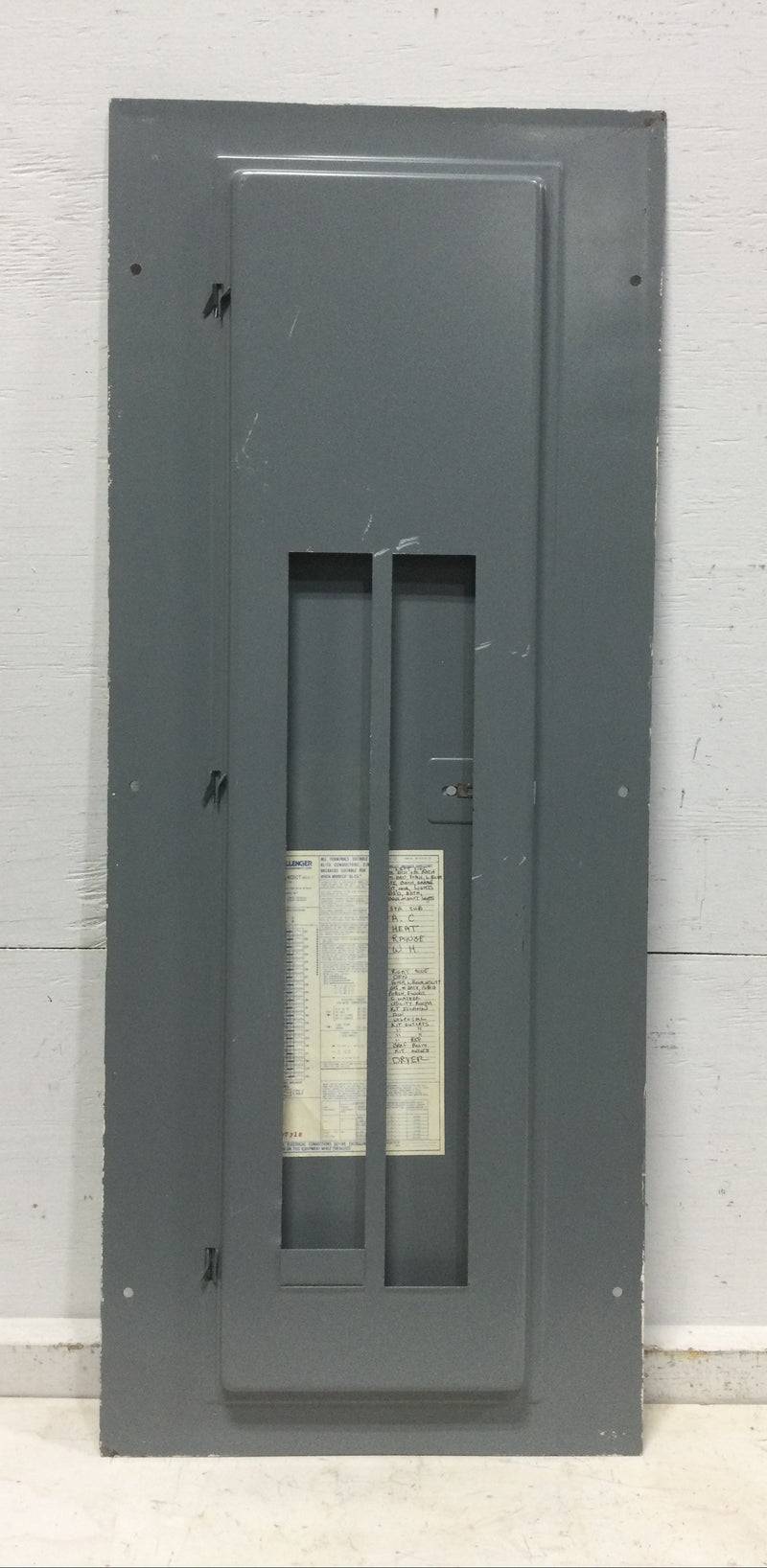 Challenger SL20(40-40)CT 200 Amp 120/240V 1 Phase 3 Wire Panel Cover 37 1/8" x 15 1/8"