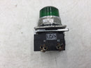 Cutler-Hammer 10250T/91000T Contact Block with Green Power On Indicator Light
