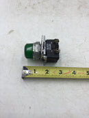 Cutler-Hammer 10250T/91000T Contact Block with Green Power On Indicator Light