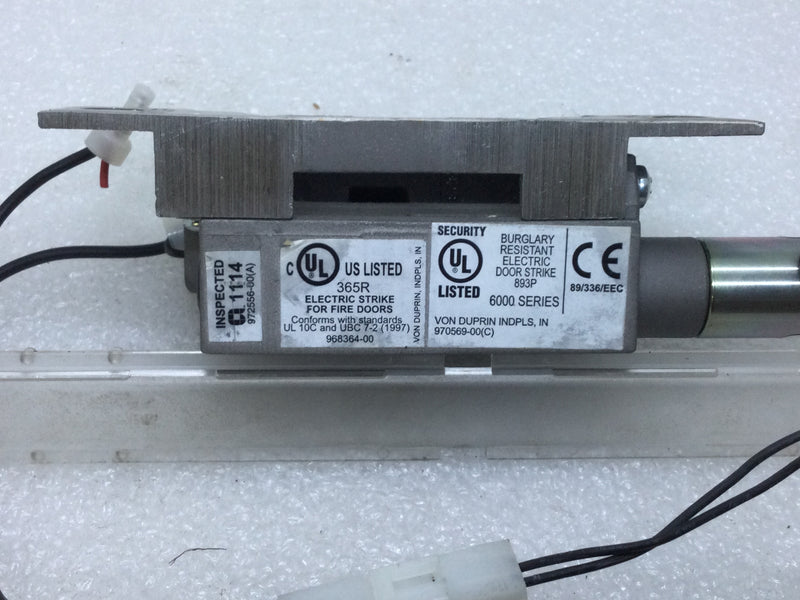 Von Duprin EFS-0750SL Burglary Resistant Electric Door Strike 893P 6000 Series 24VDC