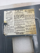 Square D QO 6-12 Series L5 Dead Front Only 100 Amp 120/240V 11 1/8" x 8 5/8"