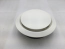 Lot of 6 White Plastic 7" Round AC Duct Vent with Adjustable Air Flow