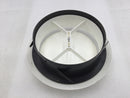 Lot of 6 White Plastic 7" Round AC Duct Vent with Adjustable Air Flow
