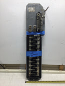 Square D QON40MW225 225 Amp 20 Space/40 Circuit 120/240 VAC Load Center Guts Only 6" X 29"