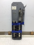 Square D QON20-40MW200 200 Amp 20 Space 120/240 VAC Load Center Guts Only 6" x 21"