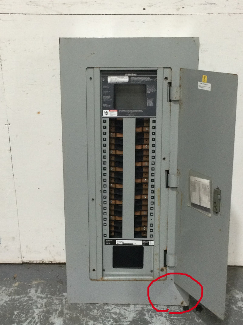 Siemens 21 Space/42 Circuit 3 Phase 120-600 VAC 250 Amp Panel and Load Center 20" X 44"