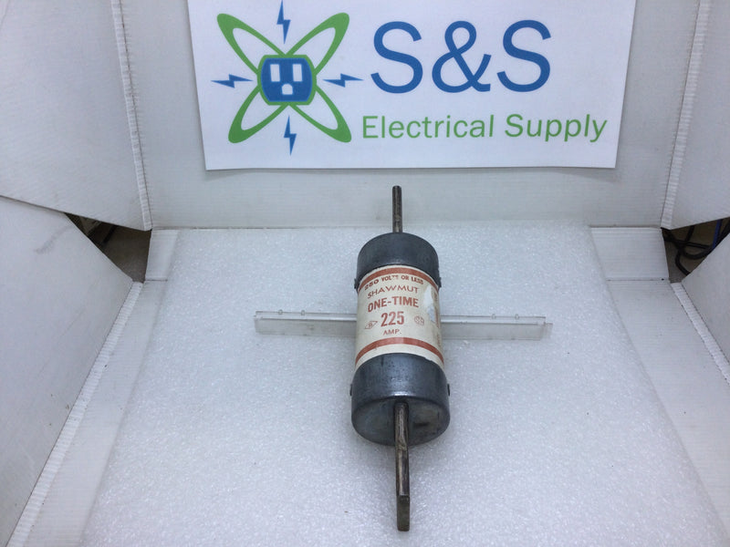 Shawmut OT225 225 Amp 250V or Less One-Time Fuse
