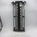 General Electric TM4020CCU 200 Amp 40 Space MLO Load Center Guts Only 10" x 23"