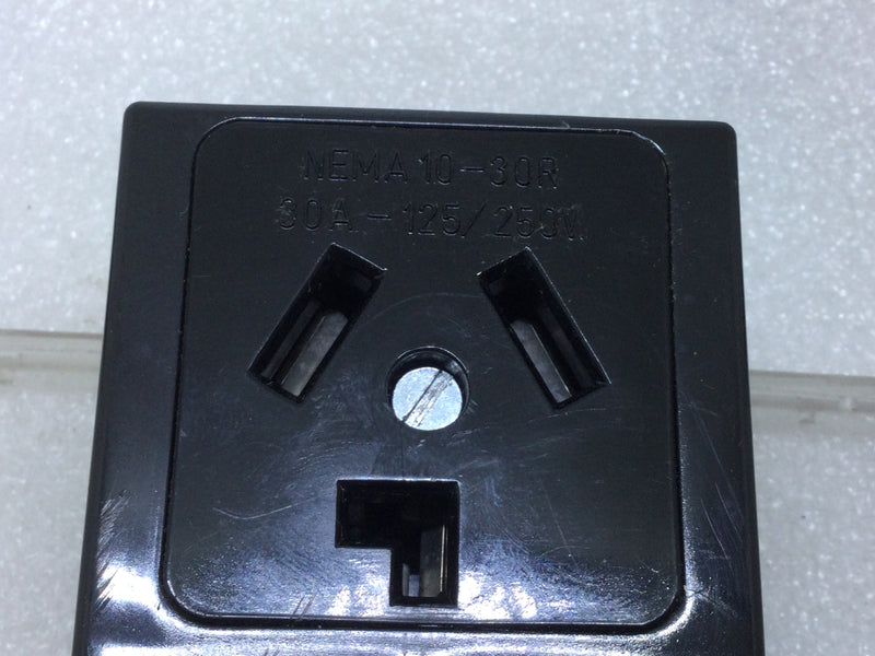 Leviton 5054 Dryer Outlet Receptable Surface Mount 30 Amp 125/250V NEMA 10-30R