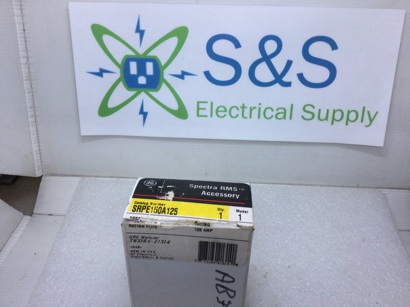 General Electric SRPE150A125 Spectra Circuit Breaker Trip Unit 125 Amp