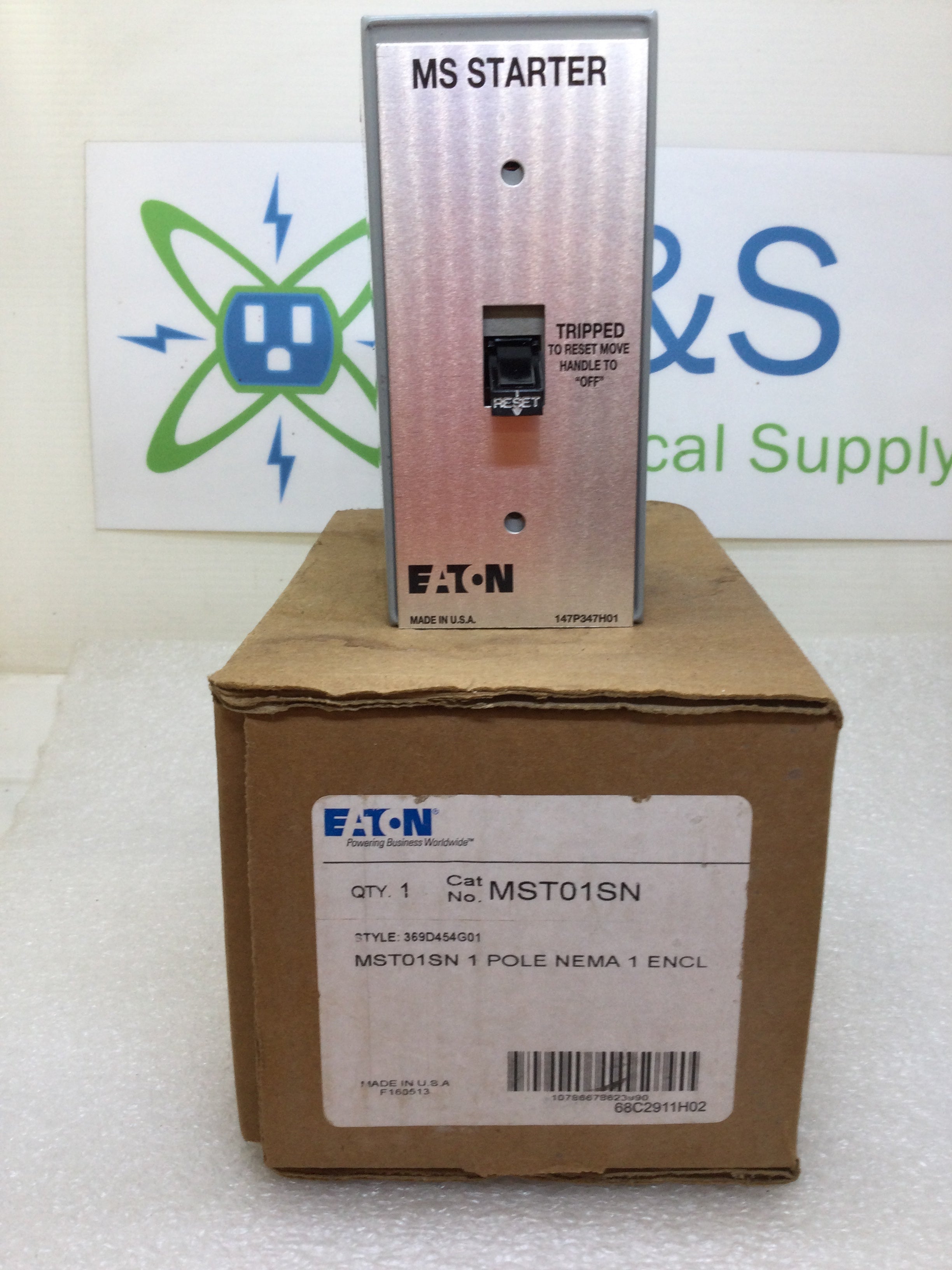 Eaton MST01SN Starter Kit On/Off Switch 1 Pole Nema 1 Enclosure