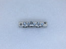 Ilsco 6 Position 6-14 AWG Grounding Bar 2 1/2" x 5/8"