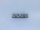 Ilsco 7 Position 6-14 AWG Grounding Bar 2 3/8" x 5/8"