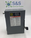 Square D DU321 30 Amp 3 Phase 240V Non-Fused Safety Switch 9 1/4"x 6 3/4"