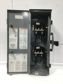Square D DTU223RB 2 Pole 100 Amp 240 VAC Double Throw Enclosed Outdoor Rated Transfer Switch
