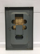 GE TC24 - 6T Fuse Puller Panel Cover/Door Only 60A Series 120/240V Single Phase 15 1/8" x 9 7/8"
