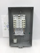 Eaton ECC03C1A4A 30 Amp 4 Pole Lighting Contactor Series 120-600 VAC with 120 VAC Coil