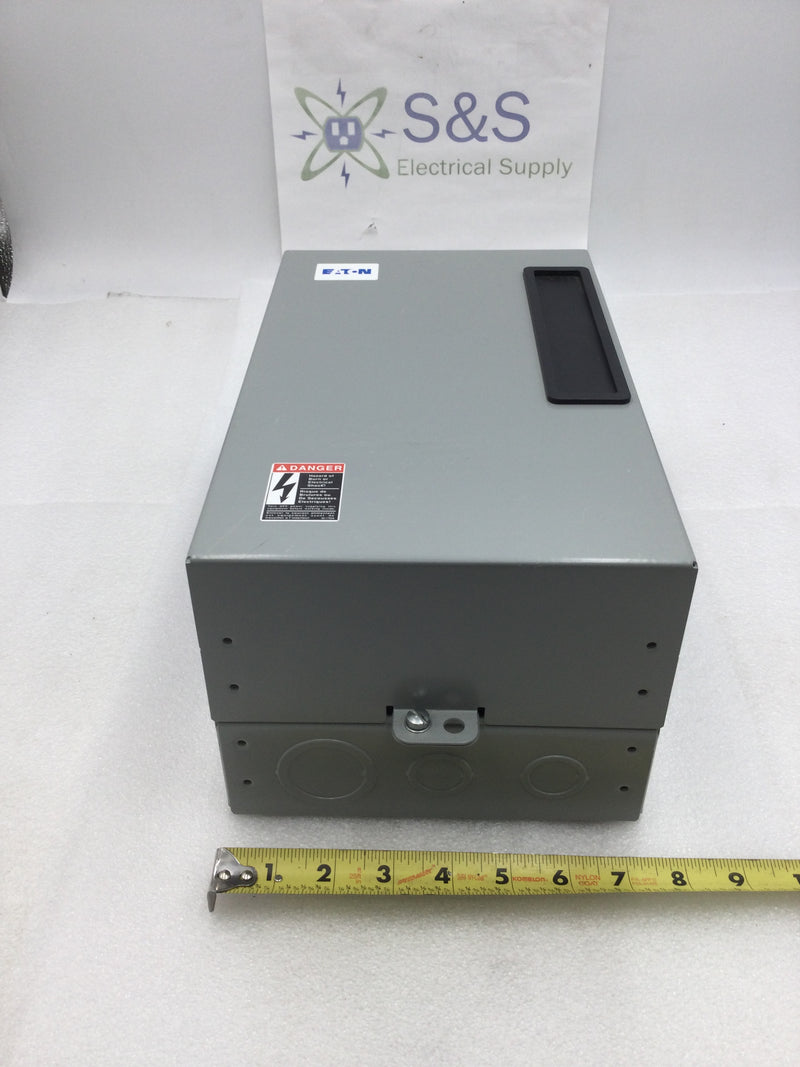 Eaton ECC03C1A4A 30 Amp 4 Pole Lighting Contactor Series 120-600 VAC with 120 VAC Coil