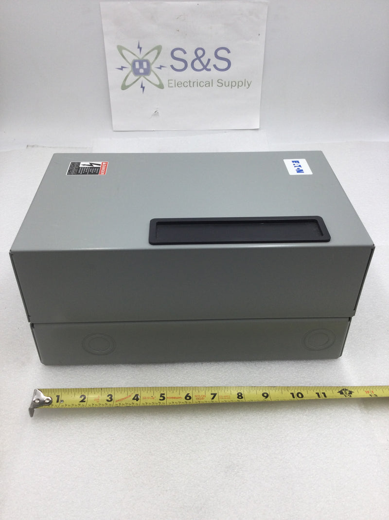 Eaton ECC03C1A4A 30 Amp 4 Pole Lighting Contactor Series 120-600 VAC with 120 VAC Coil