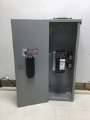 Eaton ECCVH100R 2-Pole Outdoor Front Operable Circuit Breaker Enclosure 240 VAC with CCVH2100 100 Amp Breaker