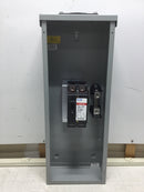 Eaton ECCVH100R 2-Pole Outdoor Front Operable Circuit Breaker Enclosure 240 VAC with CCVH2100 100 Amp Breaker