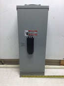 Eaton ECCVH100R 2-Pole Outdoor Front Operable Circuit Breaker Enclosure 240 VAC with CCVH2100 100 Amp Breaker