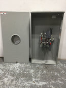 Milbank UAP3566-X-HSP 7 Terminal Ringless Large Closing Plate Lever Bypass Stainless Steel Hasp Aluminum Painted Wide Shell