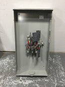 Milbank UAP3566-X-HSP 7 Terminal Ringless Large Closing Plate Lever Bypass Stainless Steel Hasp Aluminum Painted Wide Shell