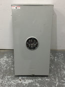 Milbank UAP3566-X-HSP 7 Terminal Ringless Large Closing Plate Lever Bypass Stainless Steel Hasp Aluminum Painted Wide Shell