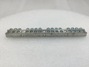 Square D SE-75B 18 Position 4-14 AWG Grounding Bar 5 5/8" x 1/2"