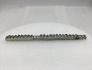 Unbranded 24 Position 4-14 AWG Grounding Bar 8 1/2" x 1/2"